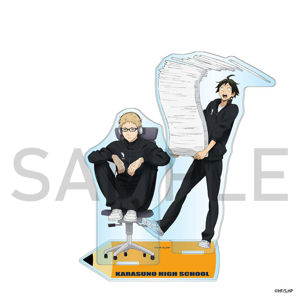 ハイキュー!! アクリルスタンド(制作現場風) 月島・山口
