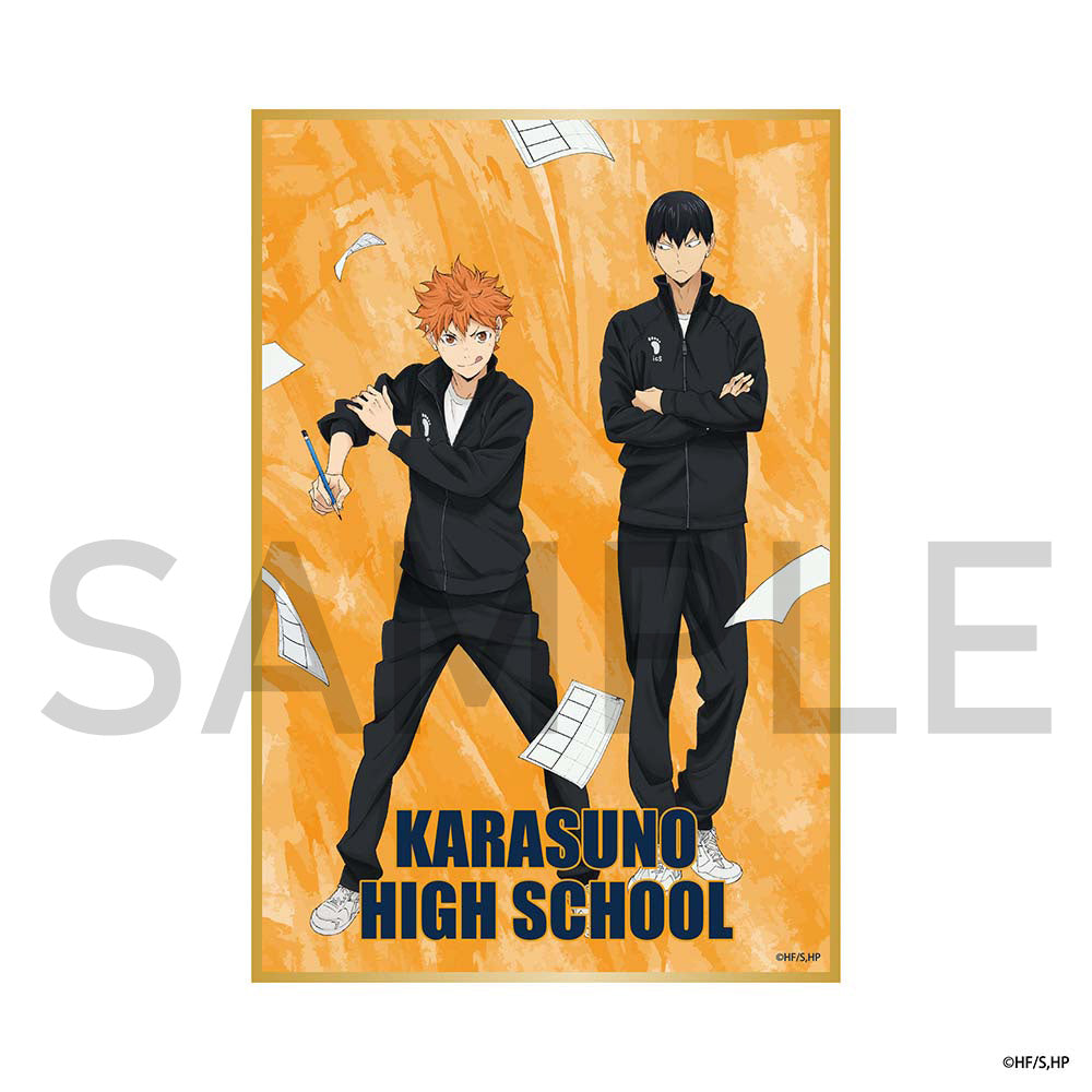 ハイキュー!! 色紙(制作現場風) 日向・影山