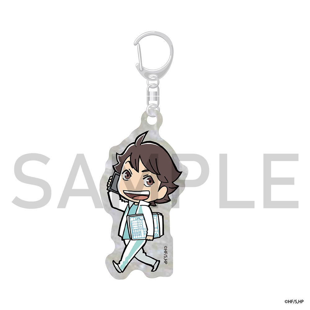 ハイキュー!! マーブルアクリルキーホルダー(制作現場風ミニキャラ) 及川 徹