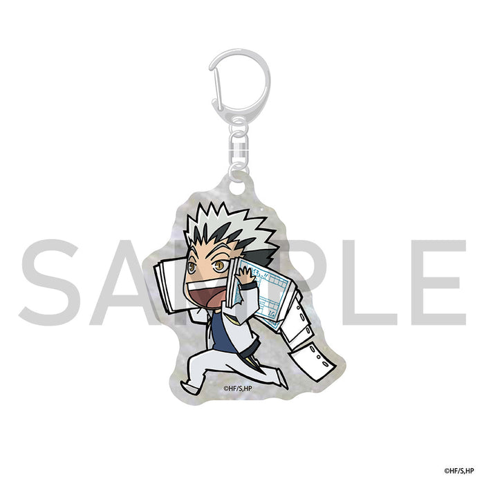 ハイキュー!! マーブルアクリルキーホルダー(制作現場風ミニキャラ) 木兎光太郎