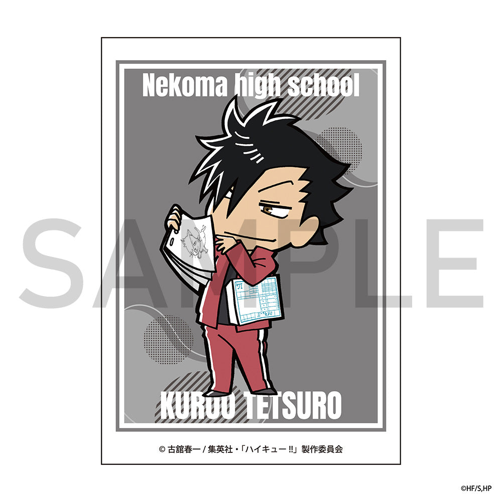 ハイキュー!! カード(制作現場風ミニキャラ) 黒尾鉄朗