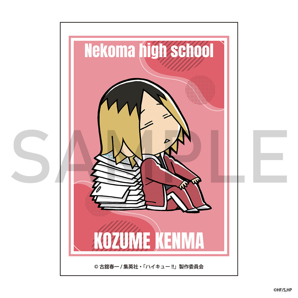 ハイキュー!! カード(制作現場風ミニキャラ) 孤爪研磨