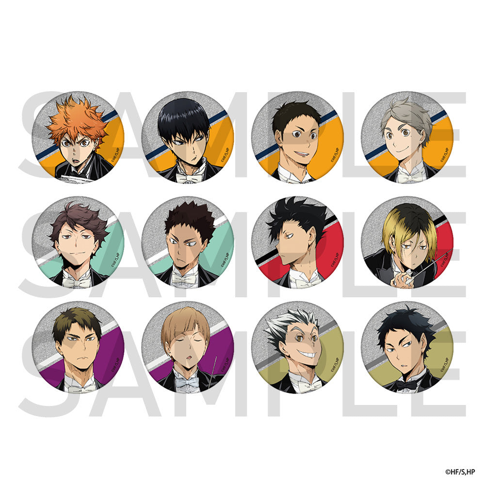 ハイキュー!! ランダムグリッター缶バッジ(オーケストラ)全12種 BOX