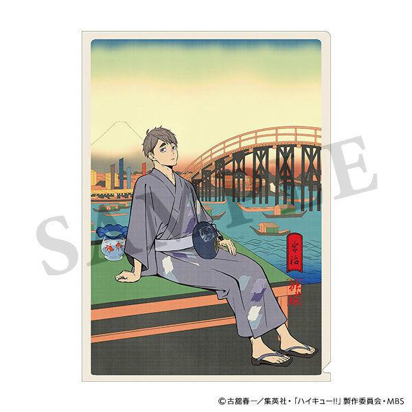 【23年12月発売】ハイキュー!!  クリアファイル 排球四季景~夏ノ陣~ 稲荷崎