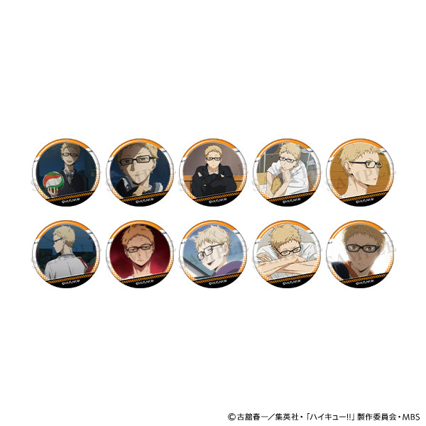 ハイキュー!! 月島がいっぱい場面写トレーディング缶バッジ【全10種/BOX】
