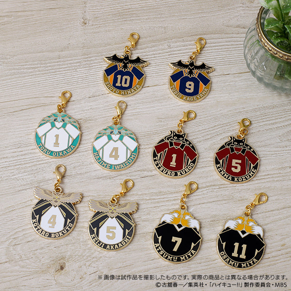 ハイキュー!! トレーディングユニフォームメタルチャーム(全10種)