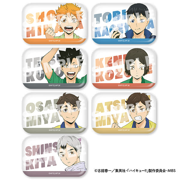 ハイキュー!!  スクエアキャラバッジコレクション チューガク!! 【全7種/BOX】
