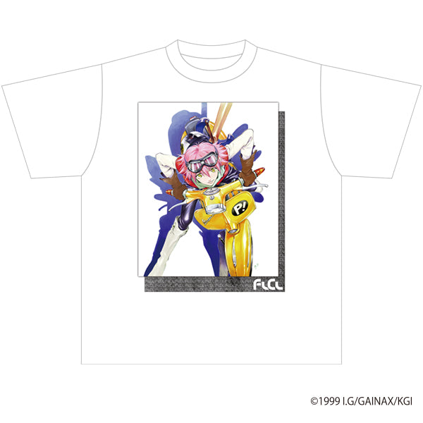 【FLCL】　ハルハラ・ハル子　プリントＴシャツ　サイズM