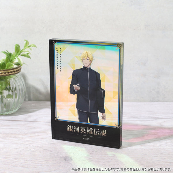 【24年9月発売】銀河英雄伝説 Die Neue These アクリルブロック ラインハルト 学生ver.