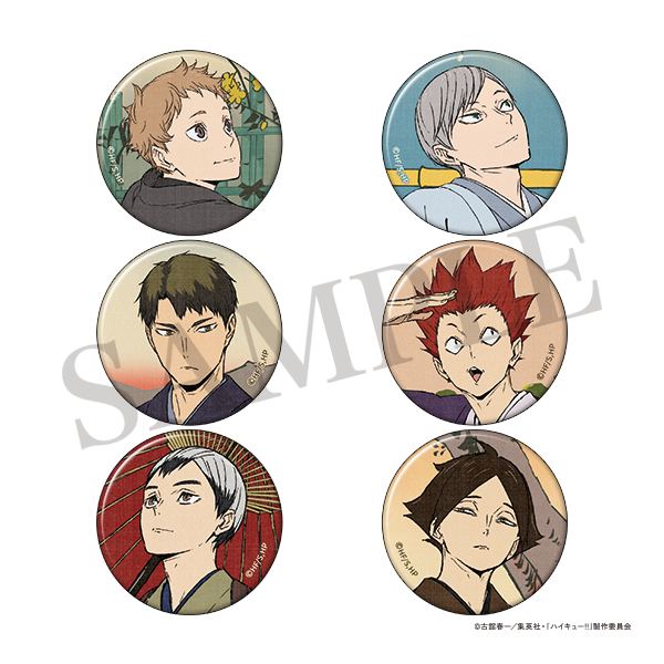 ハイキュー!! トレーディング缶バッジ 排球四季景~春ノ陣~ 【全6種/BOX】