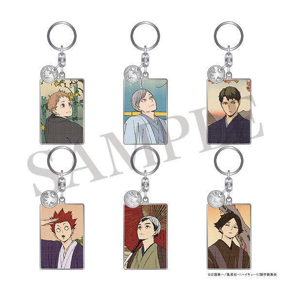 ハイキュー!! トレーディングメタルキーホルダー 排球四季景~春ノ陣~ 【全6種/BOX】