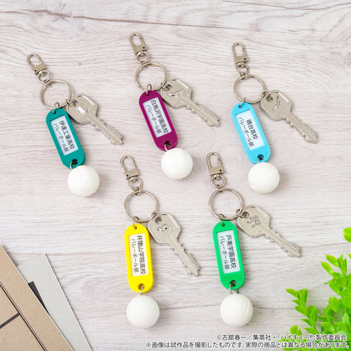 ハイキュー!! トレーディング高校名付き鍵チャームキーホルダー 第2弾 【全5種/BOX】