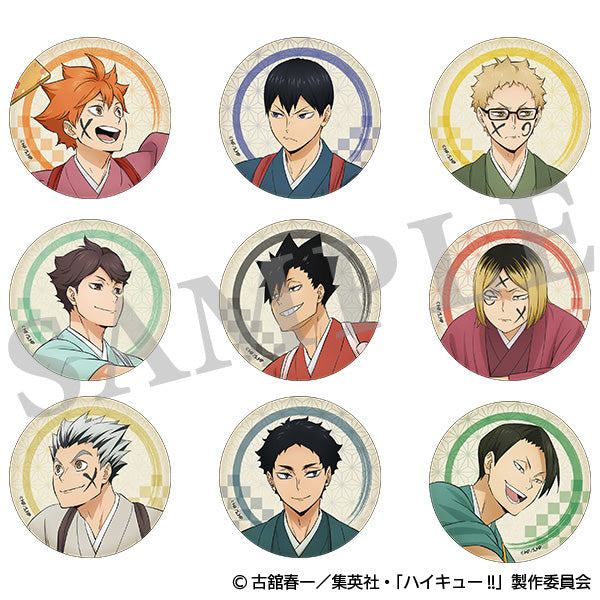 ハイキュー!! トレーディング缶バッジ 新春の頂  【全9種/BOX】