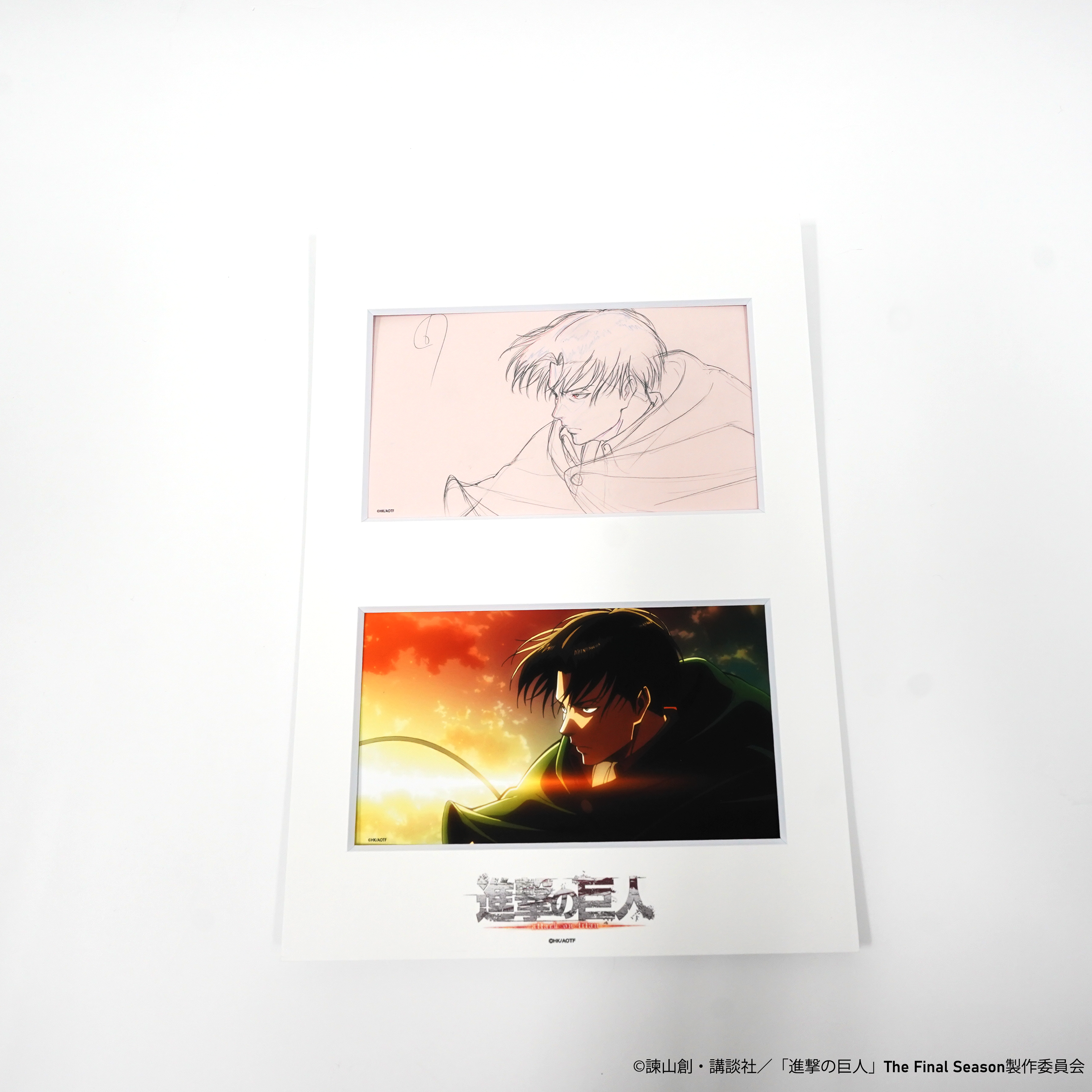 進撃の巨人 - リヴァイ grunge CANVAS ブロマイド2枚セット