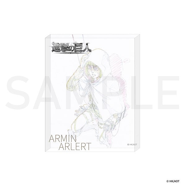 進撃の巨人 原画アクスタ 進撃の巨人 原画アクリルブロック アルミン – IG Port ONLINE STORE
