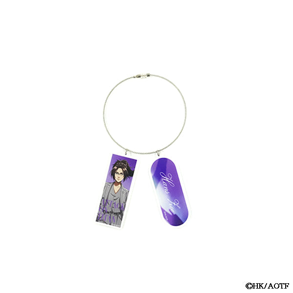 進撃の巨人　アクリルキーホルダー　ハンジ　WITSTUDIO 線画 進撃の巨人 -RUNWAY- 2連アクリルキーホルダー ハンジ – IG Port