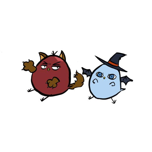 黒子のバスケ ペアアクリルキーホルダーセット 黒子、火神(ハロウィン