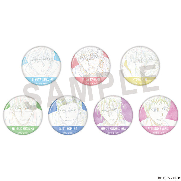 黒子のバスケ　キャンバス缶バッジ（TVアニメシリーズver.）全7種 BOX