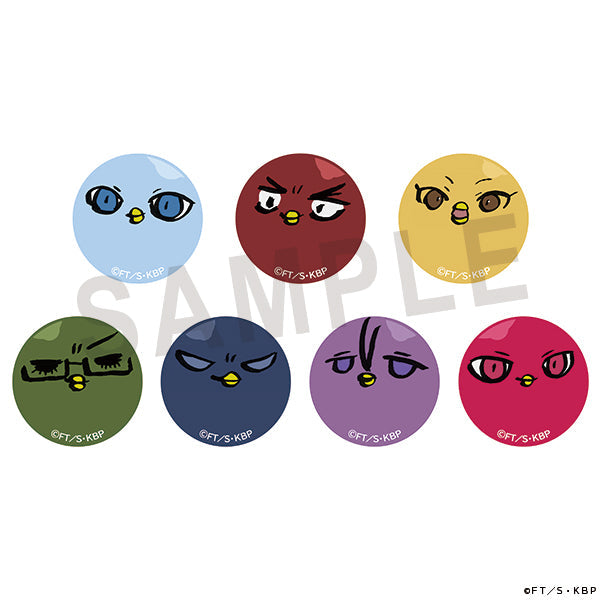 黒子のバスケ　ふわふわお顔缶バッジ（全7種）BOX