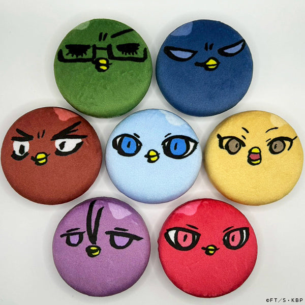 黒子のバスケ　ふわふわお顔缶バッジ（全7種）BOX