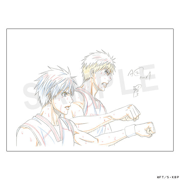 黒子のバスケ　原画クリアファイル　復刻版　黒子＆火神