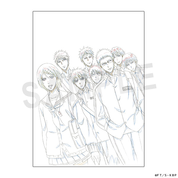 黒子のバスケ　原画クリアファイル　復刻版　誠凛A