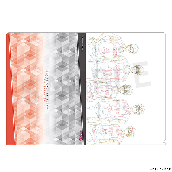 黒子のバスケ　原画クリアファイル　復刻版　誠凛B