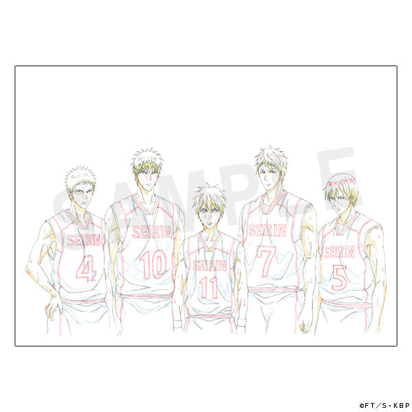 黒子のバスケ　原画クリアファイル　復刻版　誠凛B