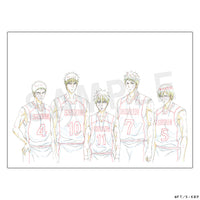 黒子のバスケ　原画クリアファイル　復刻版　誠凛B