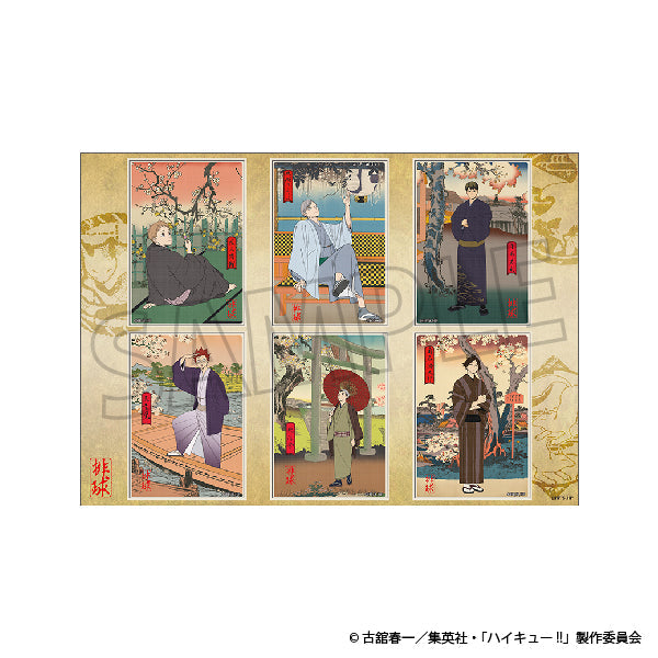 ハイキュー!!　和紙風シールシート　排球四季景～春ノ陣～　