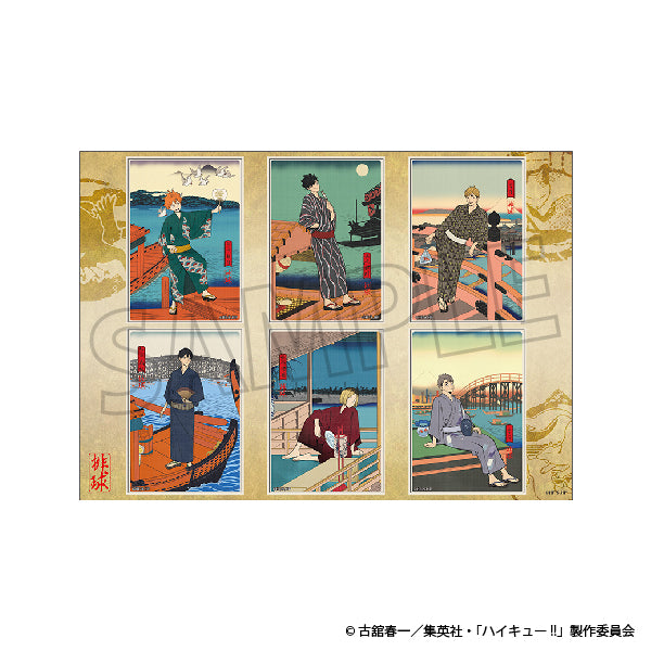 ハイキュー!!　和紙風シールシート　排球四季景～夏ノ陣～　