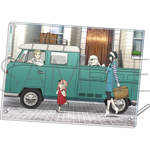 SPY×FAMILY アクリルパネル くるまでおでけけ＜出発＞