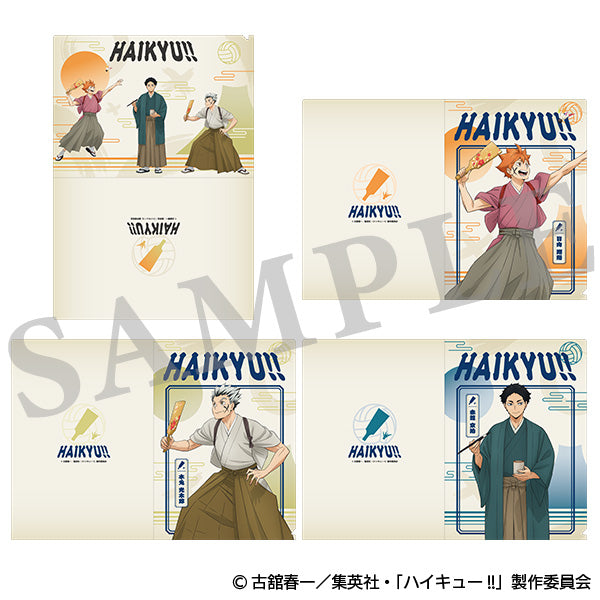 ハイキュー!!　クリアファイル 新春の頂　4枚セット　（日向、木兎、赤葦、集合）