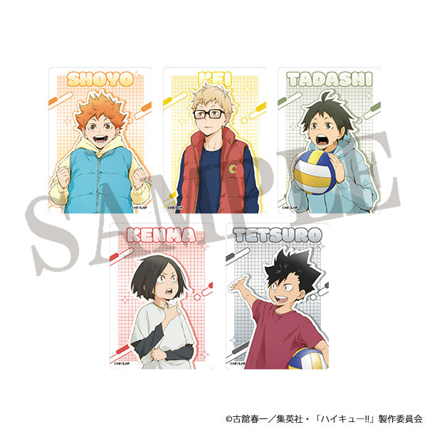 ハイキュー!!　クリアカード5枚セット ヨ―ショー!!