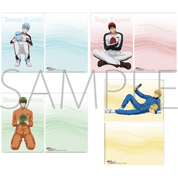 黒子のバスケ　クリアファイル4枚セット ひよこといっしょ（黒子・火神・黄瀬・緑間）