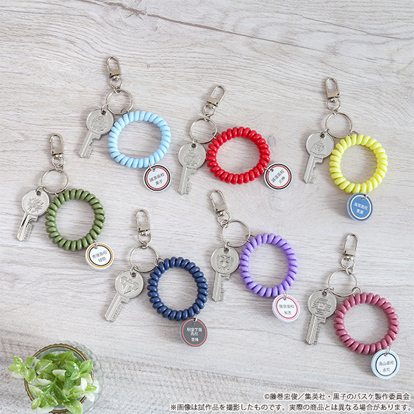 黒子のバスケ　トレーディングロッカーの鍵風チャーム