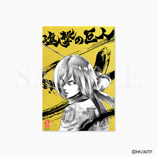 進撃の巨人 -SUIBOKU- アクリルプレート　ミカサ