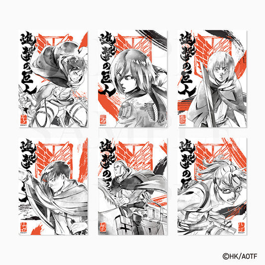 進撃の巨人 -SUIBOKU- 和紙シート　エルヴィン