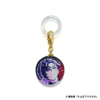 色の違う2人のそよぎのガラスチャーム（BLUE）