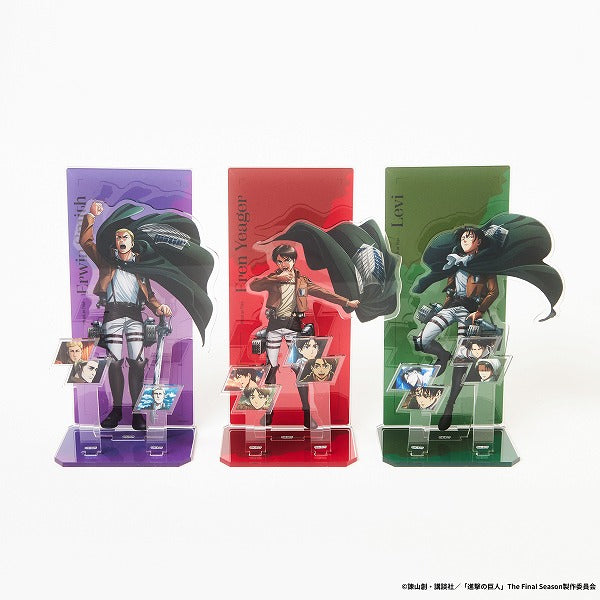 進撃の巨人 描き下ろしアクリルジオラマ【エルヴィン】 – IG