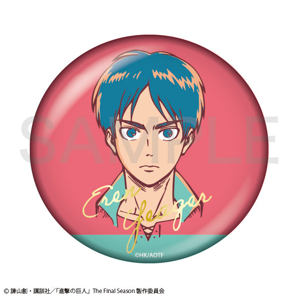 【単品】進撃の巨人 Art make トレーディング箔押し缶バッジ