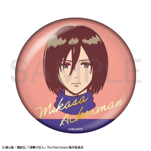 【単品】進撃の巨人 Art make トレーディング箔押し缶バッジ