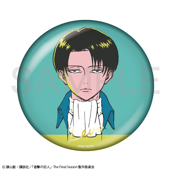 【単品】進撃の巨人 Art make トレーディング箔押し缶バッジ