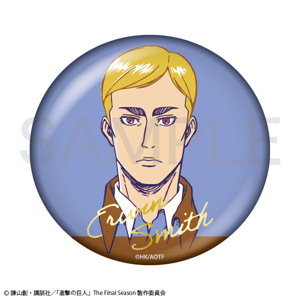 【単品】進撃の巨人 Art make トレーディング箔押し缶バッジ