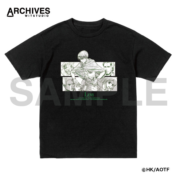 進撃の巨人 Tシャツ【LEVI 58% TEE 001】