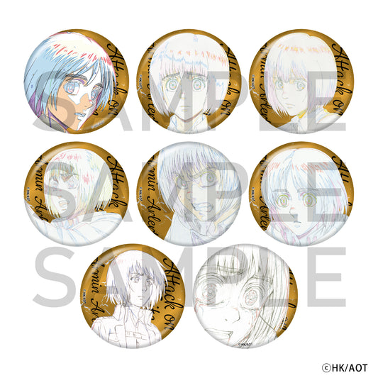 進撃の巨人　アルミン確定ランダム缶バッジ （全8種）単品