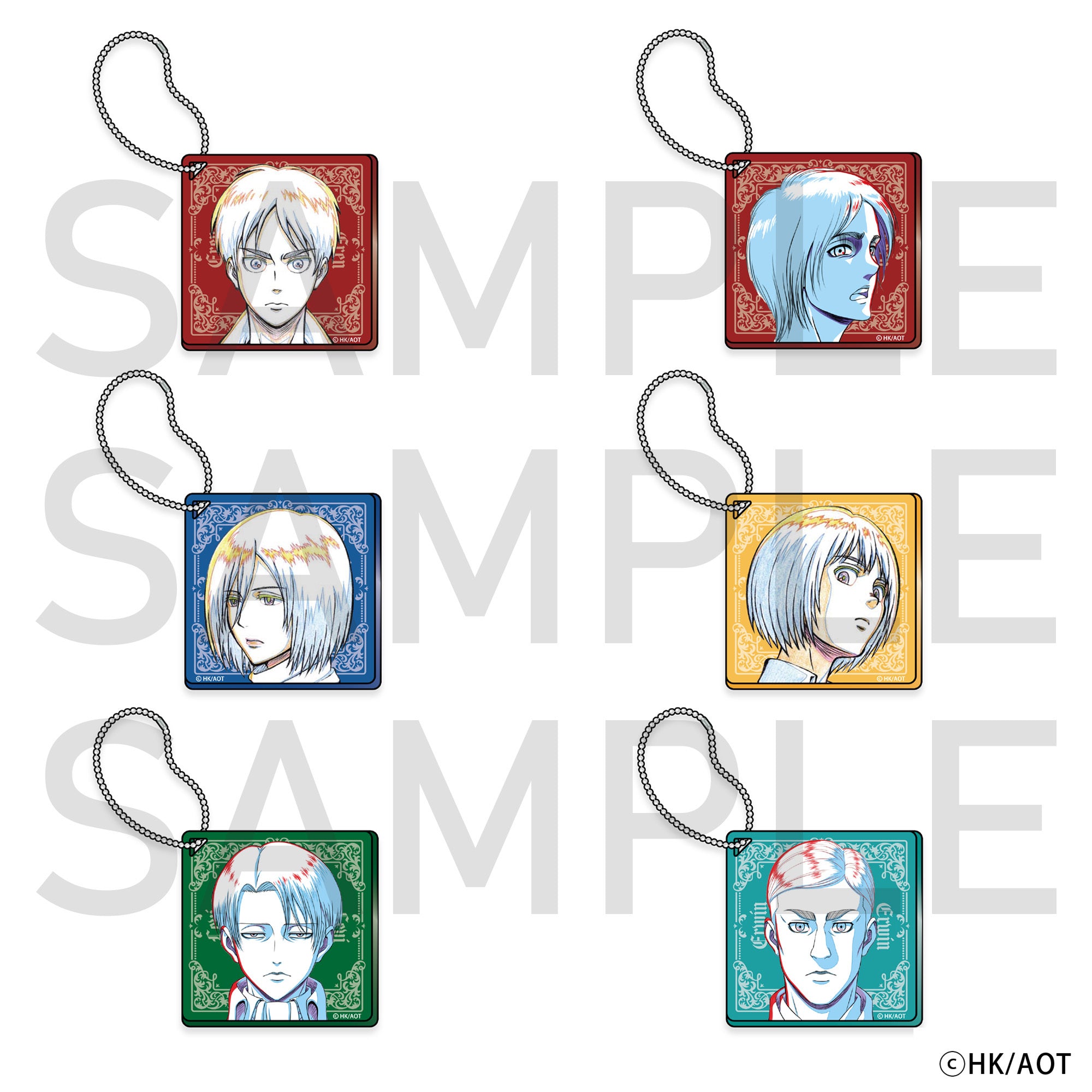 進撃の巨人 線画アクリルキーホルダー アルミン – IG Port ONLINE STORE