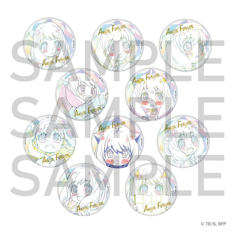 SPY×FAMILY　アーニャ確定BIGランダム缶バッジ（全10種）BOX