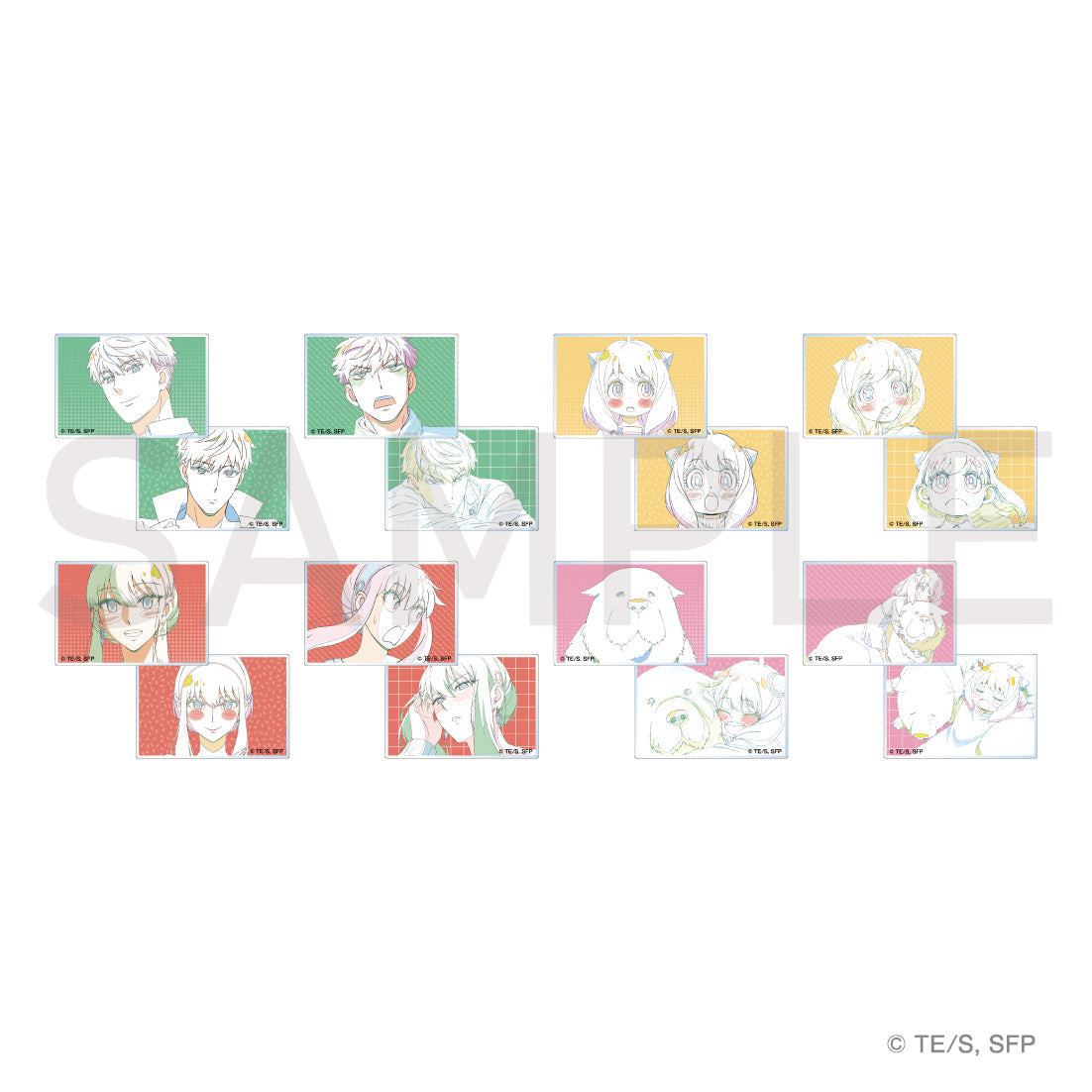 SPY×FAMILY　ランダムカスタマイズパネル 2枚セット（全8種）BOX
