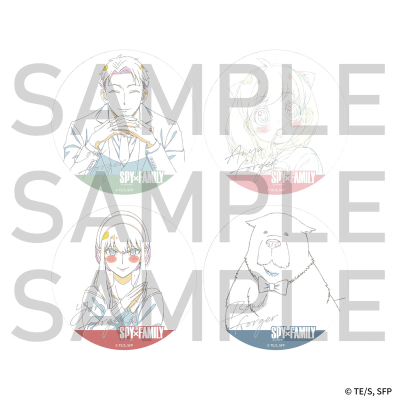 SPY×FAMILY　原画缶バッジ　アーニャ